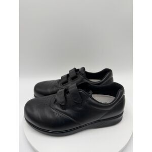 SAS Me Too Women’s Size 8 Triple Wide‎ Black Leather Orthopedic Diabetes Sneaker